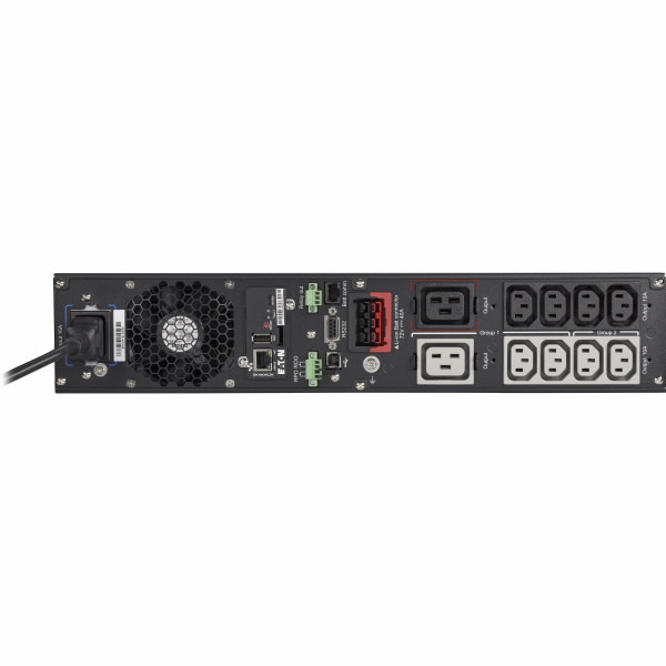 Eaton 9PX 2200i RT2U Netpack UPS-virtalähde Taajuuden kaksoismuunnos (verkossa) 2,2 kVA 2200 W 10 AC-pistorasia(a)