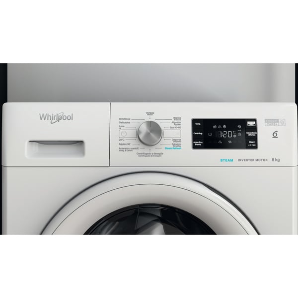 Whirlpool FFB 8258 WV SP vaskemaskine Front-læsning 8 kg 1200 rpm Hvid