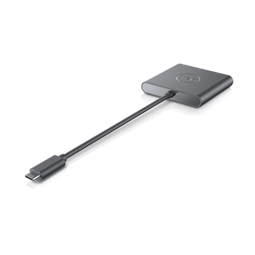 DELL Dell-adaptern USB-C till HDMI/DP med strömgenomströmning