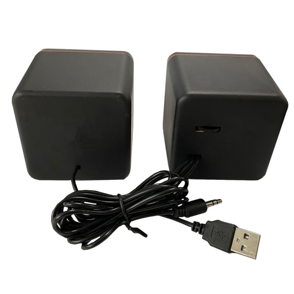 Techly ICC SP-320ETY højttaler Sort Ledningsført 3 W