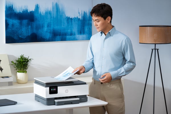 HP OfficeJet Pro Trådløs forbindelse Farve Printer, Instant Ink; 2-sidet printning