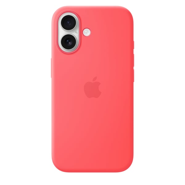 Apple iPhone 17:n MagSafe-silikonikuori - heleä guava