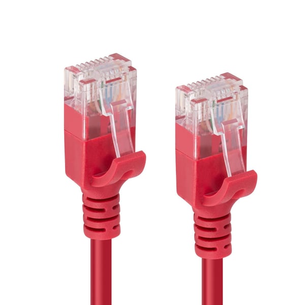 Microconnect V-UTP6A01R-SLIM verkkokaapeli Punainen 1 m Cat6a U/UTP (UTP)