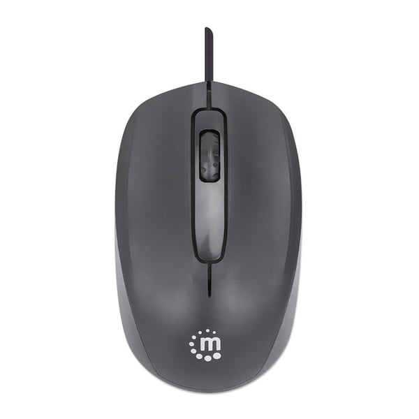 Manhattan Mouse MANHATTAN Comfort II Optisk USB-mus sort