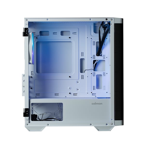 Zalman M4 WHITE computeretui Mini Tower Sort, Hvid