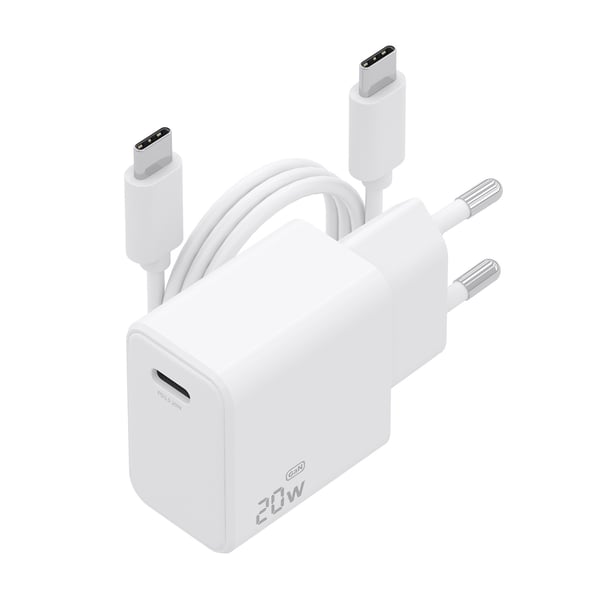 AISENS ASCH-20W1P081-W mobiililaitteen laturi Matkapuhelin, Älypuhelin, Digitaalikamera, Universaali, Tabletti Valkoinen AC Pikalataus Sisätila