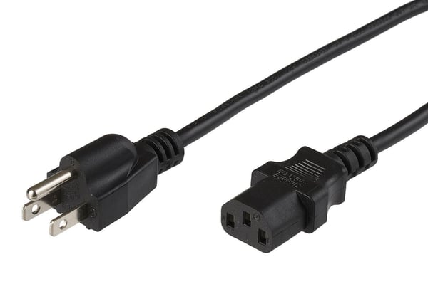 Microconnect PE110440SJT-IT strömkablar Svart 4 m NEMA 5-15P C13 coupler