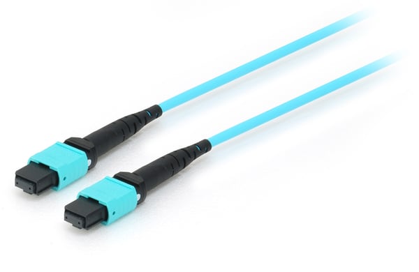 Equip 25555707 InfiniBand och fiberoptisk kabel 15 m MTP Cyan