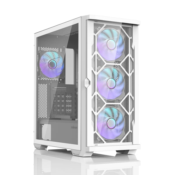 Zalman Z10 DUO WHITE datorväskor Midi Tower Vit