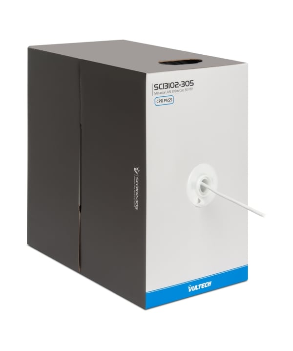 Vultech SC13102-305 netværkskabel Hvid 305 m Cat5e F/UTP (FTP) Rund