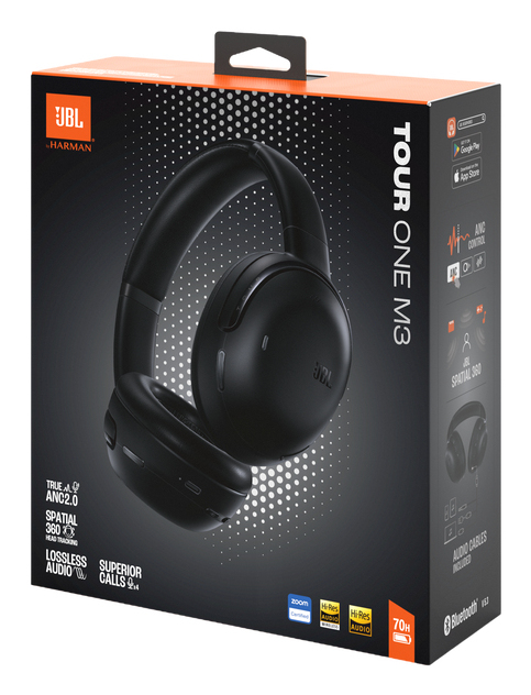 JBL Tour One M3 Headset Kabel & Trådlös Huvudband Samtal/musik USB Type-C Bluetooth Svart