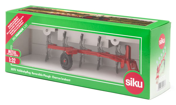 Siku Full reversible plough Kyntöaura Esikoottu 1:32