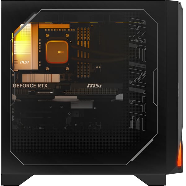 MSI MPG Infinite Z3 X3D 7NVRR7-875EU AMD Ryzen™ 7 7800X3D 32 GB DDR5-SDRAM 1 TB SSD NVIDIA GeForce RTX 5070 Windows 11 Home Skrivbord PC Svart