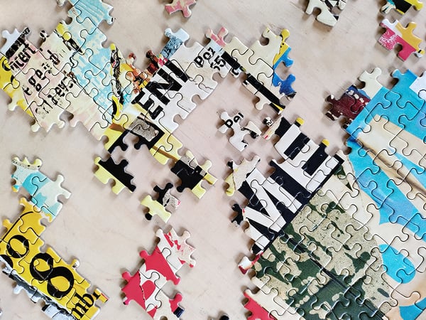 Tactic Poster Collage 1000 pcs Puslespil 1000 stk Kunst