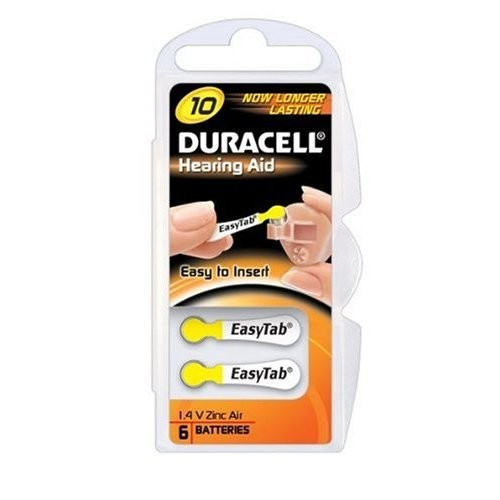 Duracell DA10 husholdningsbatteri Engangsbatteri Zink-luft