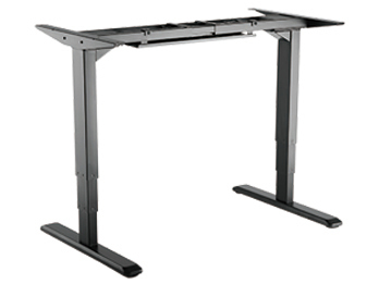 Equip 650805 stativ till ståskrivbord Elektrisk 2 ben Svart