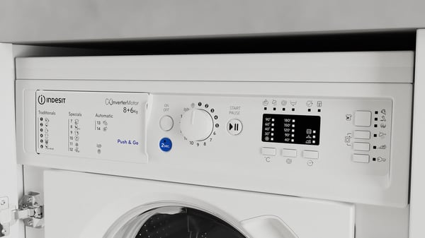 Indesit BI WDIL 861485 EU vaskemaskine - tørretumbler Indbygget Front-læsning