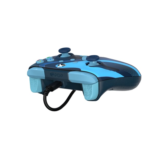 PDP REMATCH GLOW Advanced Blå USB Spelplatta Analog / Digital PC, Xbox One, Xbox Series S, Xbox Series X