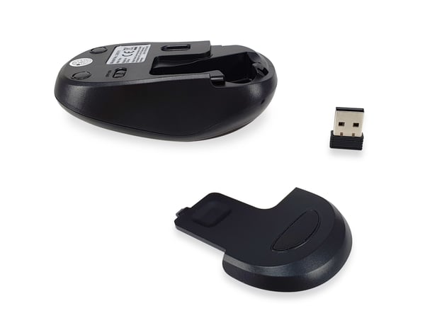 Equip 245113 datormöss Kontor Ambidextrous RF Trådlös Optisk 1200 DPI