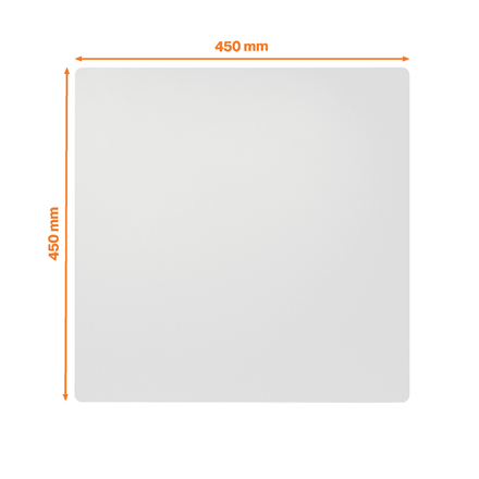 Nobo rammeløs magnetisk modulær whiteboard 45x45cm