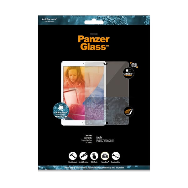 PanzerGlass ® CamSlider® Screen Protector iPad 10.2″ (2019-2021) Kirkas näytönsuoja Apple 1 kpl
