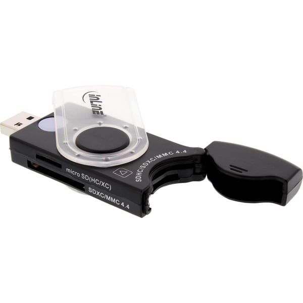 InLine 66773 kortläsare USB 3.2 Gen 1 (3.1 Gen 1) Svart