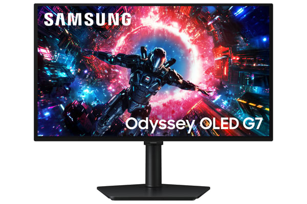 Samsung G70SH platta pc-skärmar 68,6 cm (27") 3840 x 2160 pixlar 4K Ultra HD OLED Svart