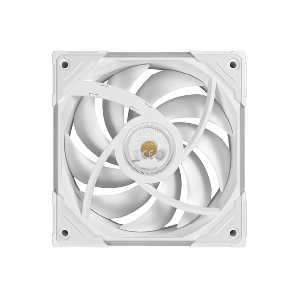 ASUS ROG Eurux GR120 ARGB Reverse Fan White Edition - Single Pack Computerkabinet Ventilator 12 cm Hvid 1 stk