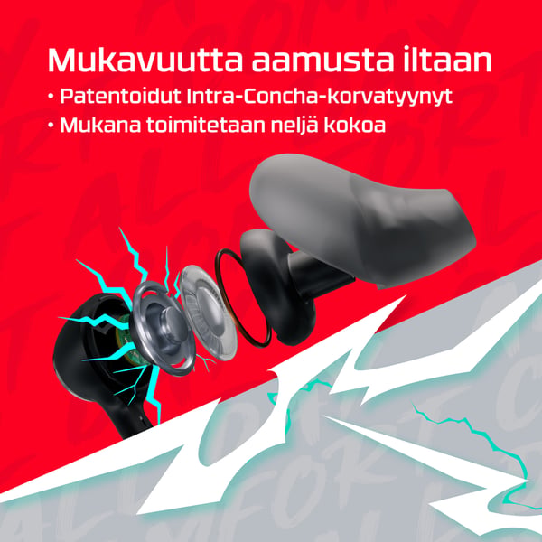 HyperX Cloud Earbuds III S -nappikuulokkeet (musta)