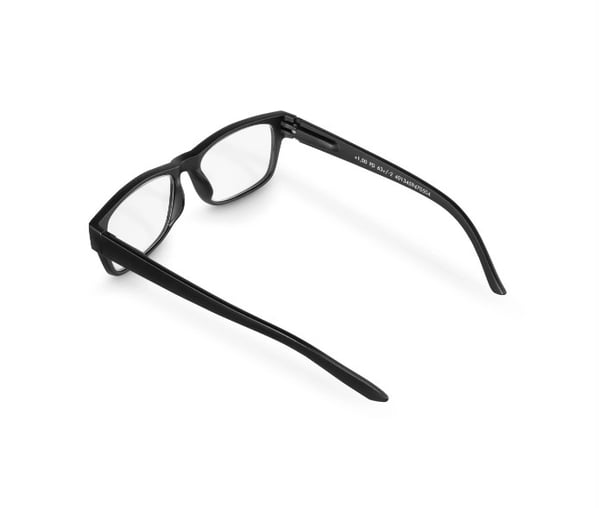 Hama 00096227 glasögon utan styrka Unisex Rektangel Hel båge Svart