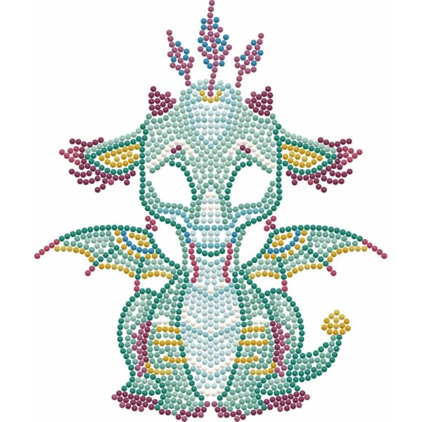 Diamond Dotz Broderi, Dotz box Diamond Mosaik Ariel the Baby Dragon DBX010