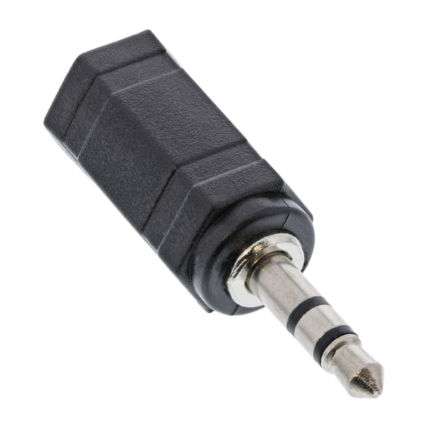 InLine 99309 kabel kønsskifter 2.5mm jack female 3.5mm Sort