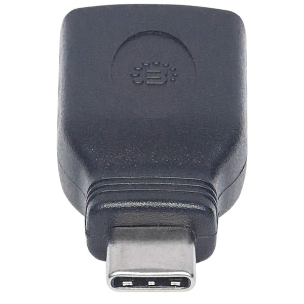 Manhattan 354646 kabel kønsskifter USB C USB A Sort