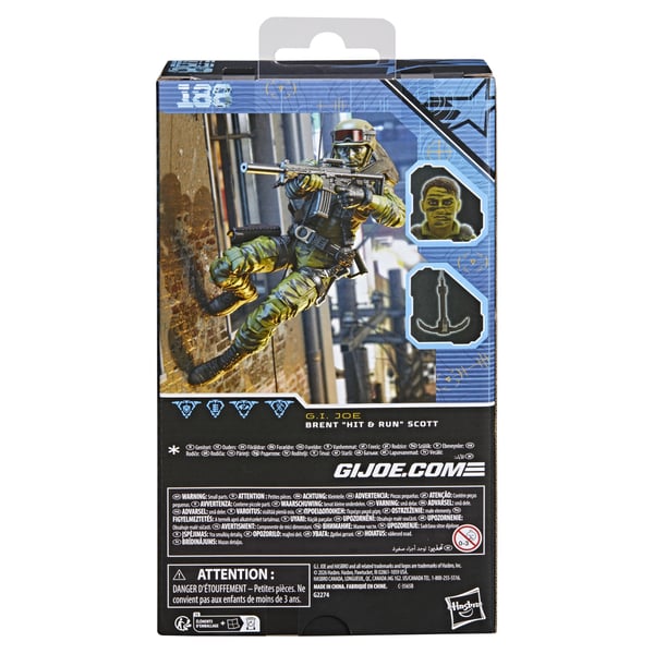 Hasbro G.I. Joe Classified Series #188 Brent ”Hit & Run” Scott