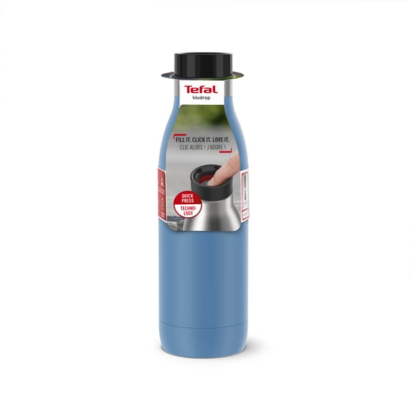 Tefal Bludrop Basic N31103 Dagligt forbrug 500 ml Rustfrit stål Blå, Rustfrit stål