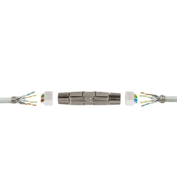 LogiLink MP0057 liitinjohto Cat.6A, Cat.7, Cat.7A Metallinen