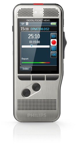Philips DPM 7200 Flashkort Rustfrit stål