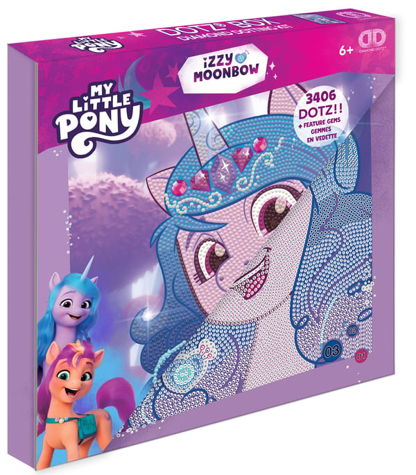 Diamond Dotz -kirjonta, Dotz box Diamond Mosaic Izzy Moonbow DBX091