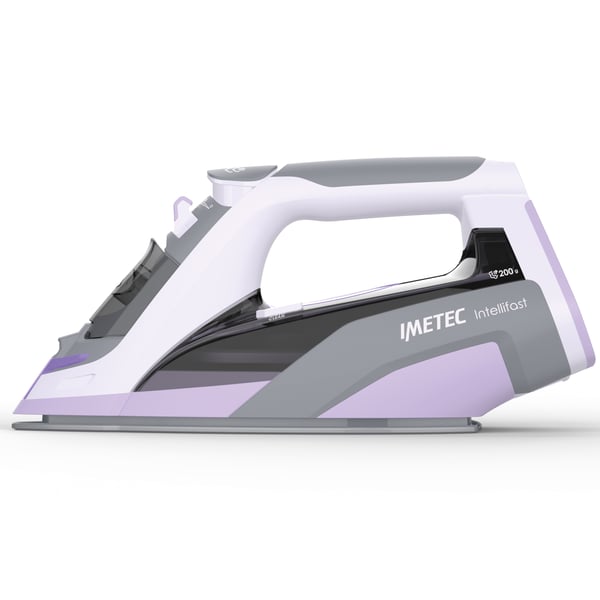 Imetec Intellifast Torr & Ångstrykjärn Keramisk stryksula 2400 W Grå, Lila