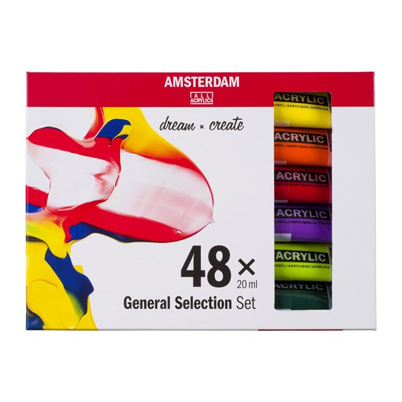 Amsterdam 17820448 hobbymaling Akrylmaling 48 stk