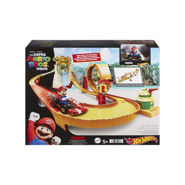 Hot Wheels Mario Kart Super Mario Bros. Movie Jungle Kingdom-racerbane