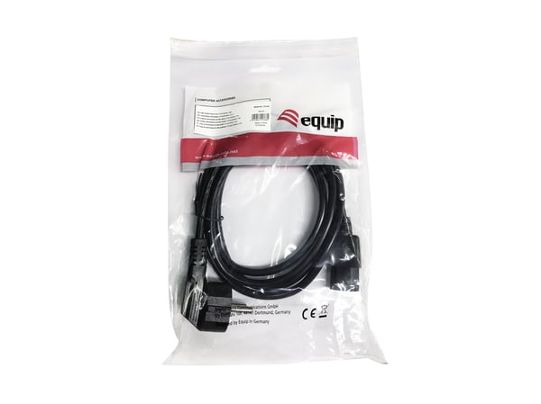 Equip 112120 virtajohto Musta 1,8 m CEE 7/7 C13 liitin