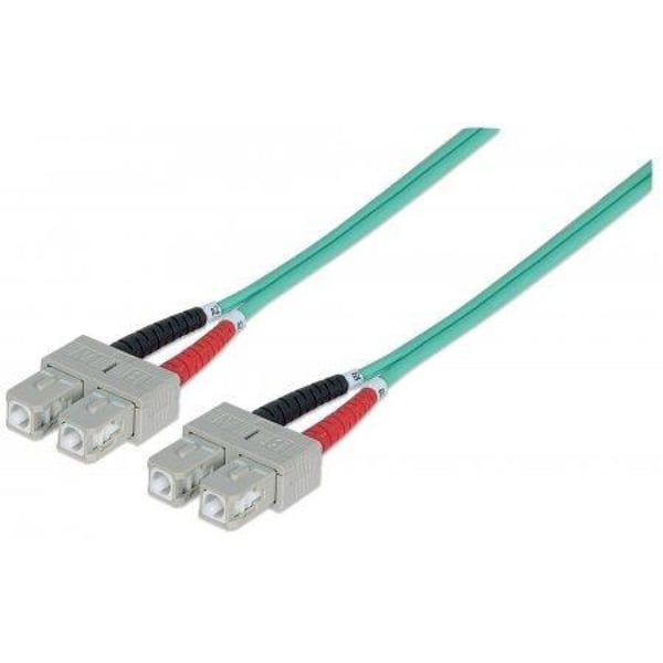 Techly ILWL D5-B-050/OM3 InfiniBand og fiberoptisk kabel 5 m SC Turkisfarve