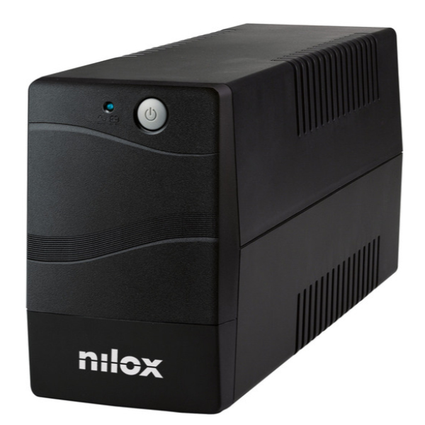 Nilox NXGCLI8001X5V2 strömskydd (UPS) Linjeinteraktiv 0,8 kVA 560 W 2 AC-utgångar