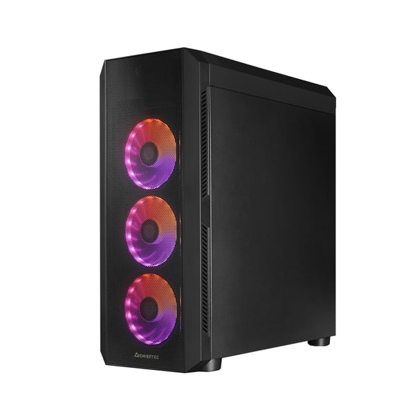Chieftec GL-04B-OP tietokonekotelo Midi Tower Musta