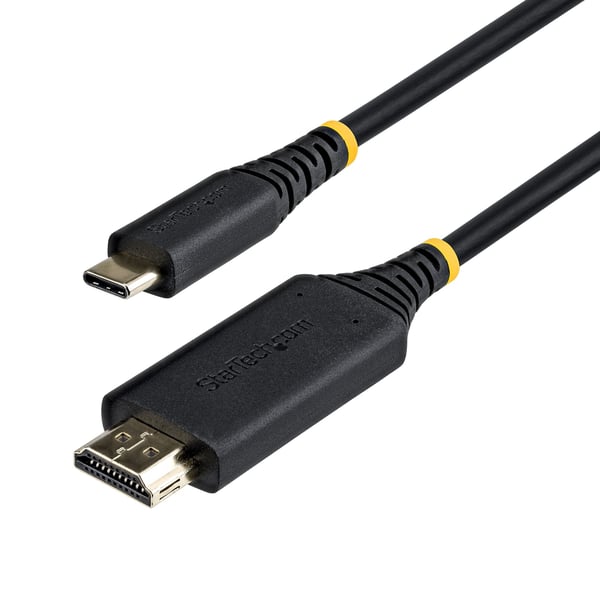StarTech.com 1M-USBC-HDMI-4K60-G videokaapeli-adapteri USB Type-C HDMI-tyyppi A (vakio) Musta