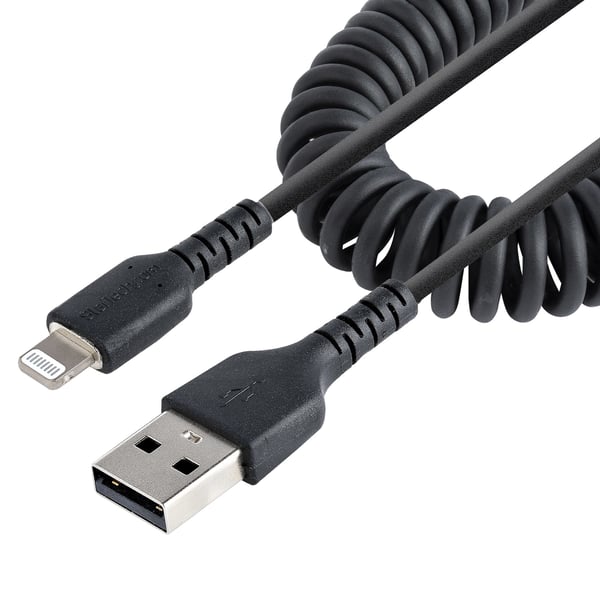 StarTech.com RUSB2ALT50CMBC Lightning kabel 0,5 m Sort