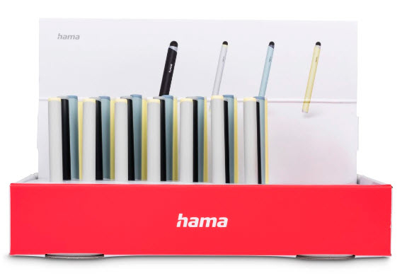 Hama Mini stylus-pennor Mörkblå, Ljusblå, Silver, Gul