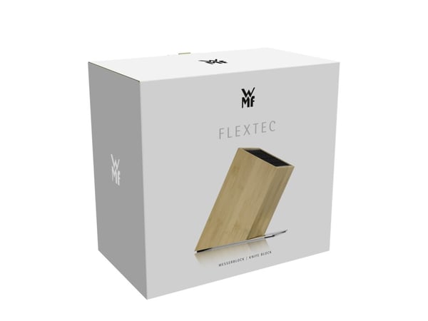 WMF 1893854500 køkken skærebræt Firkant Bamboo, Rustfrit stål Træ