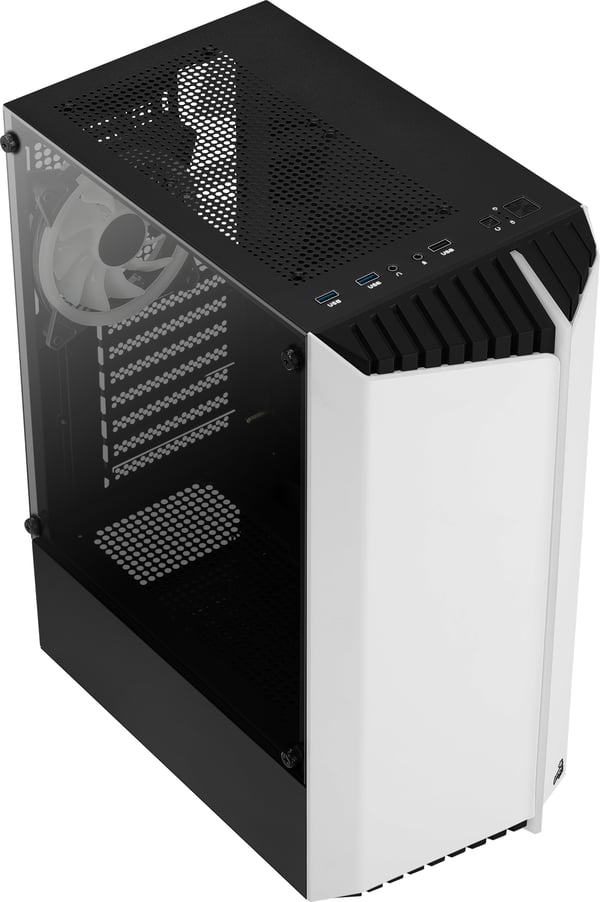 Aerocool Bionic Midi Tower Hvid